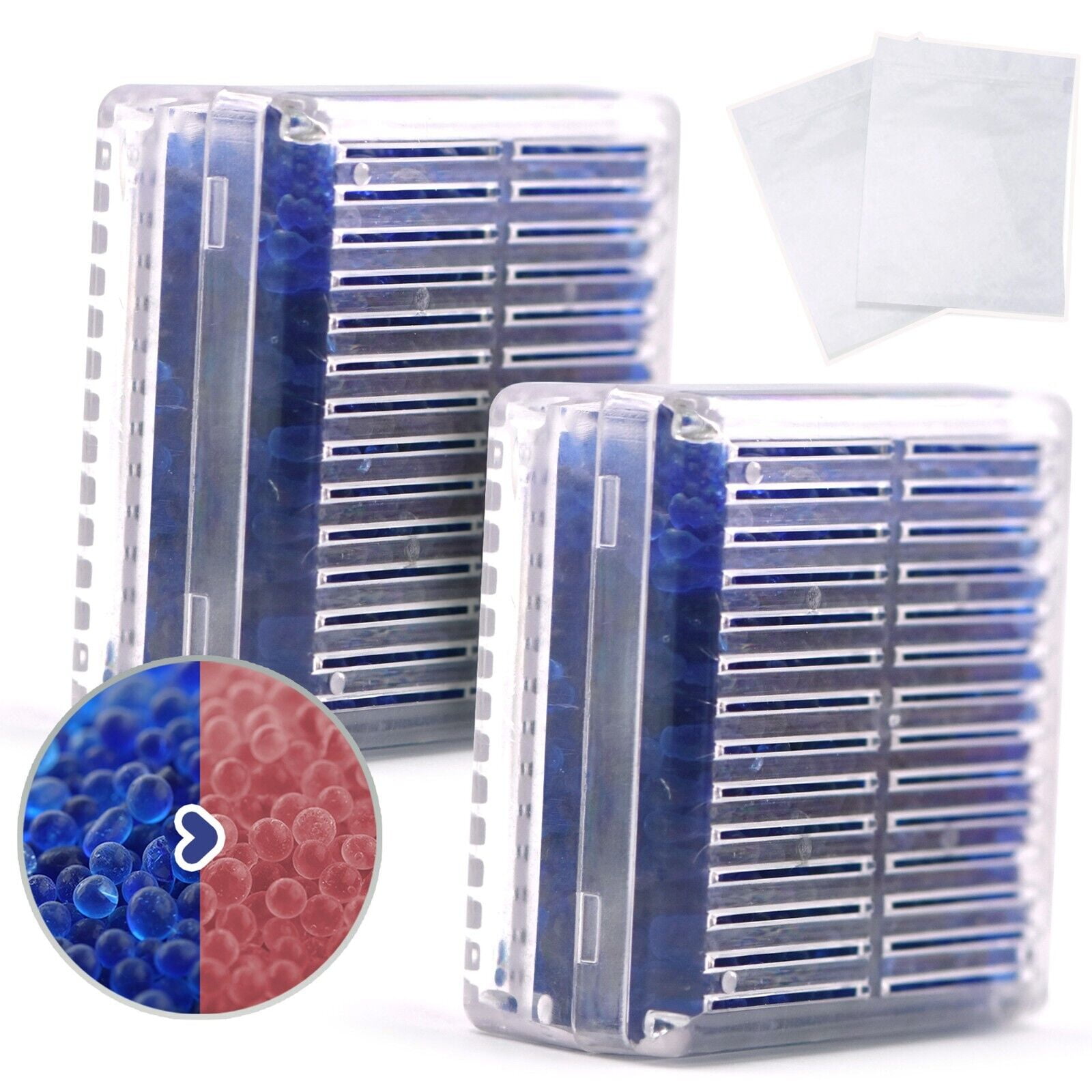 Wisesorb Silica Gel Canister, 45 Gram Hard Plastic Silica Gel Desiccant