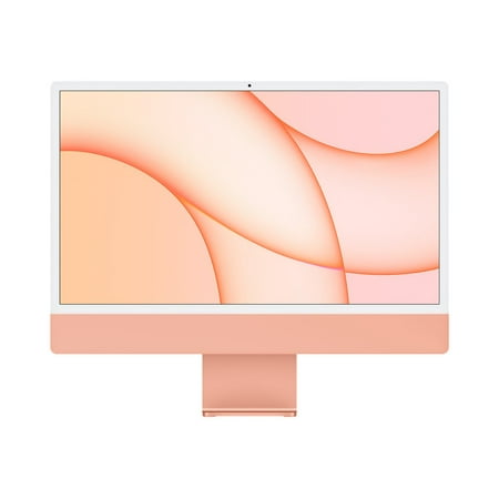 2021 Apple iMac (24-inch, Apple M1 chip with 8‑core CPU and 8‑core GPU, 8GB RAM, 256GB) - Orange