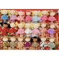 thumbnail image 4 of Gloveleya Plush Baby Doll Girl Gifts Soft Baby Dolls Figure Toy Gold Hair Strawberry Dress 9 Inches, 4 of 6