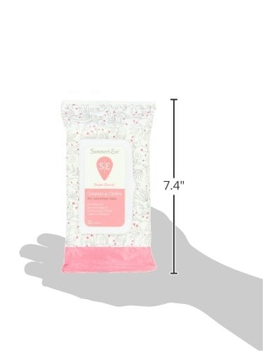 Summer's Eve Feminine Cleansing Cloths, Sensitive Skin, Sheer Floral 32 ea (Pack of 4)