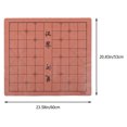 thumbnail image 2 of Viveous Double Sided Chessboard Simple Chess Games Board Leather Chinese Chess Game Prop, 2 of 10