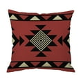 thumbnail image 1 of Panxico Housse de Coussin en Lin, Housse de Coussin Géométrique Simple pour Canapé, 1 of 4