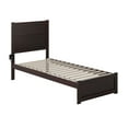 thumbnail image 2 of AFI NoHo 14" Twin XL Wood Platform Bed with Modern Panel Headboard & Footboard, Espresso, 2 of 7