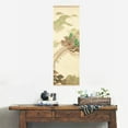 thumbnail image 2 of Retro Japanese River Landscape Scroll Canvas Wall Art Poster, Wall Art Hanging Kit Poster Framed with Wood Hanger for Bedroom Living Room Office Decor, 2 of 5