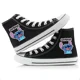 thumbnail image 3 of Disney-zapatos de lona con dibujos animados para hombre y mujer, zapatillas de deporte blancas, Stitch Kawaii, Tenis informales, regalos para niños, 3 of 5