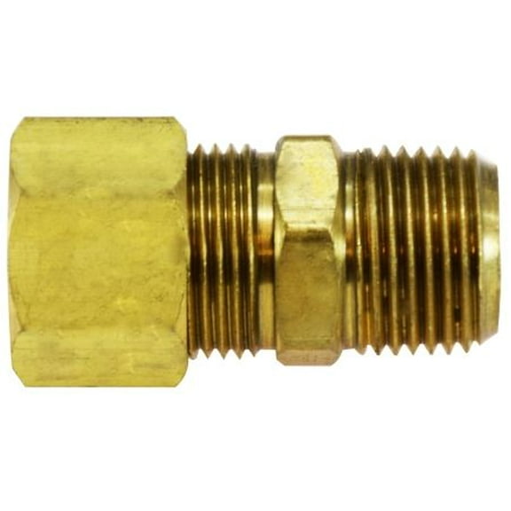 1/2 X 1/2 Comp X MIP Tank Adapter, Compression, Brass Fittings