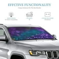thumbnail image 3 of Bingfone Purple And Green Glitter Car Windshield Sunshade,Sun Foldable Sun Shield Sun Visor For Car - Small, 3 of 8