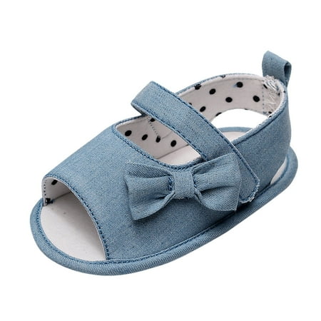 

Jpgif Toddler Infant Kids Baby Girls Bow First Walkers Leisure Shoes Open Toe Sandals