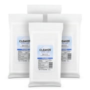 CLEANZE Alcohol Wipes-120ct Bundle (Contains (4) 30ct Wipe Packs)