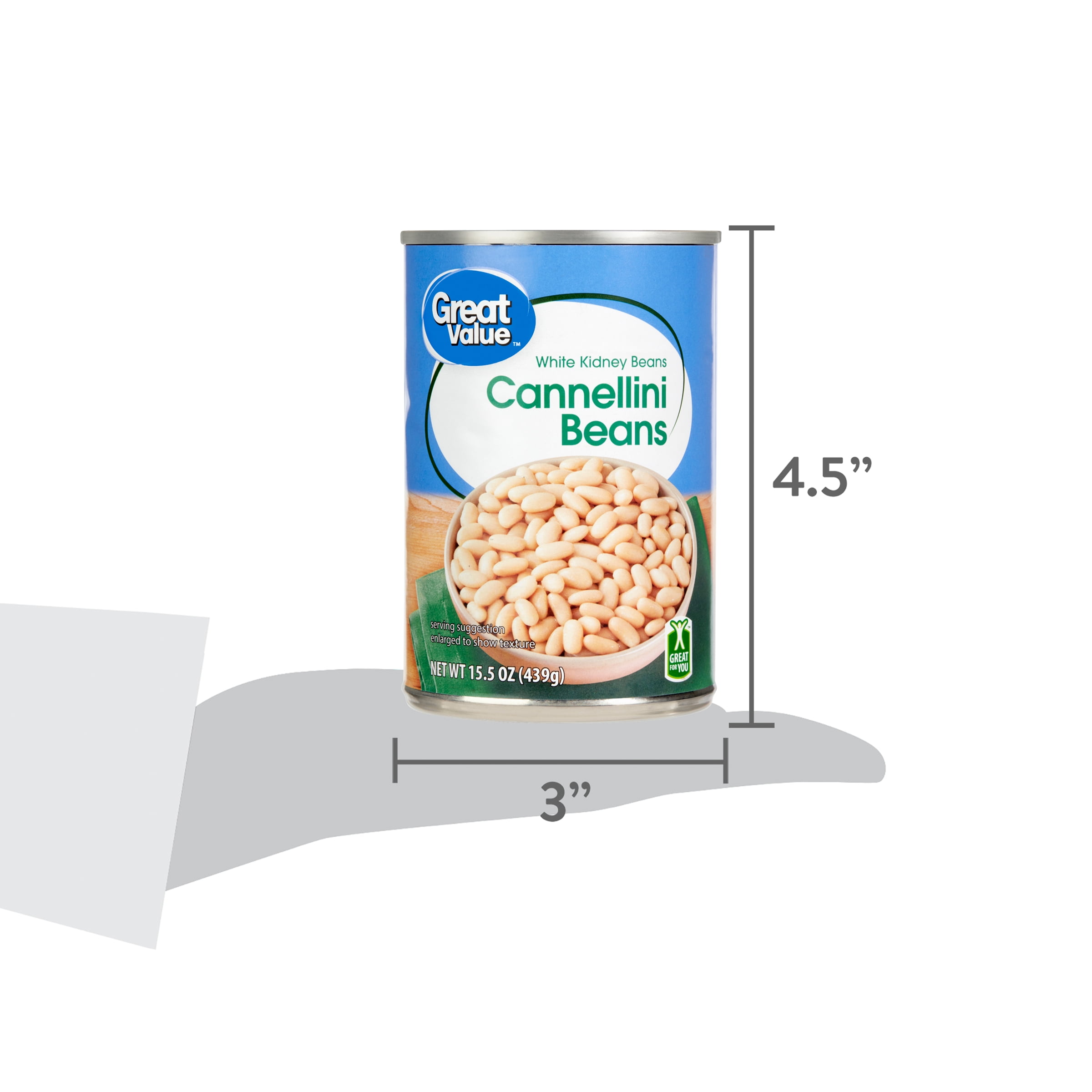 Great Value Cannellini Beans, 15.5 oz