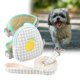 thumbnail image 4 of Juego de Arnés Y Correa para Gatos con Bolsas para Caminar, Chaleco para Perros s, Arnés de Malla Suave, Arnés para Cachorros para Gatitos Y Co , Verde, S Yinane Arnés de chaleco para cachorros, 4 of 7