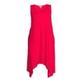 thumbnail image 4 of Terra & Sky Women’s Plus Size Shark Bite Dress, 4 of 5