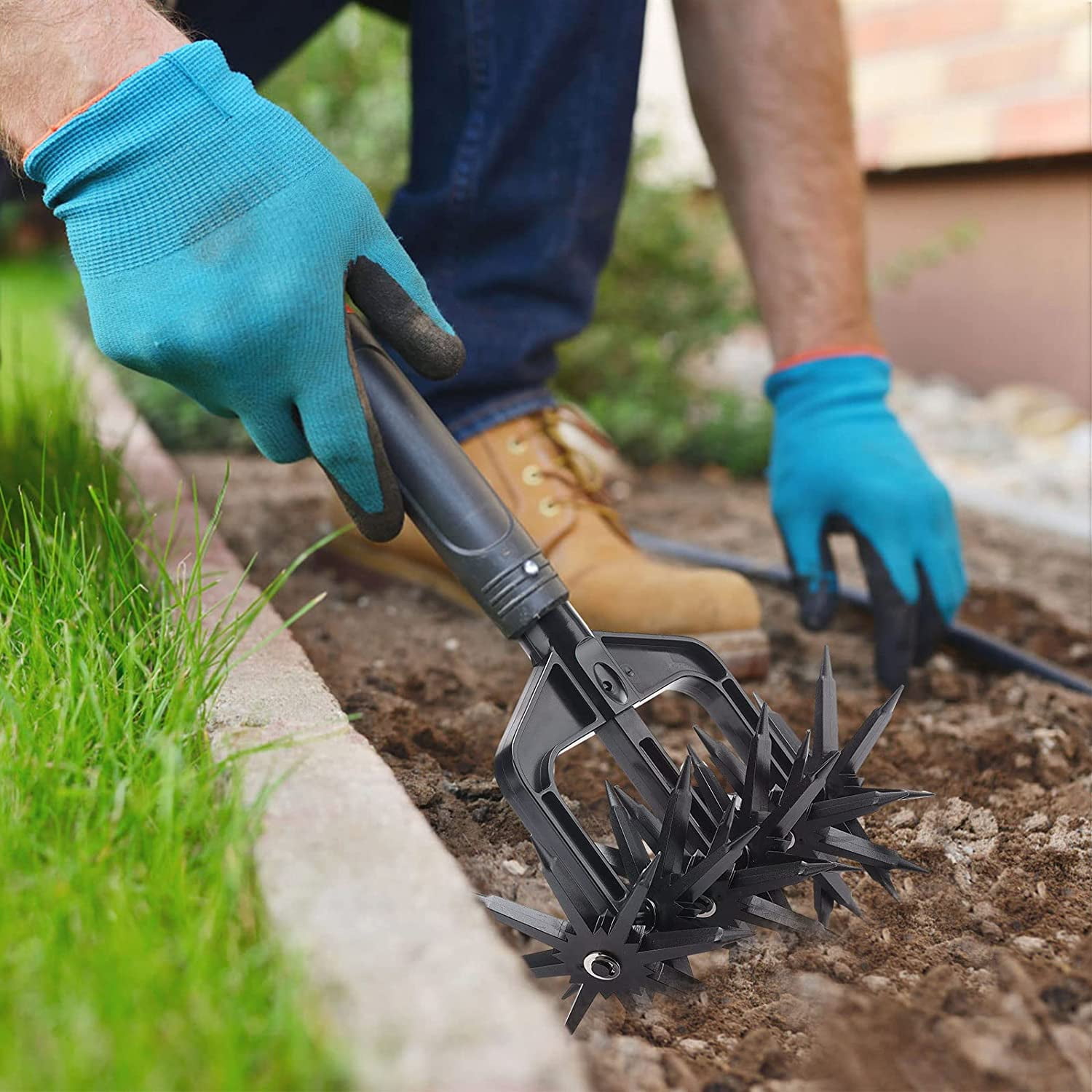 Buy Cultivator Tool,Soil Turning Tool With 3 Roots Reinforced Tines