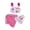 cl1-Hot Pink, variant on SGMVNU Girls Bikini Set with Swimsuit Coverups Skirt, 3 Piece Ruffle Bathing Suit, Summer Beach Cute Swimwear Set (Pink, Size 5-6 Years)