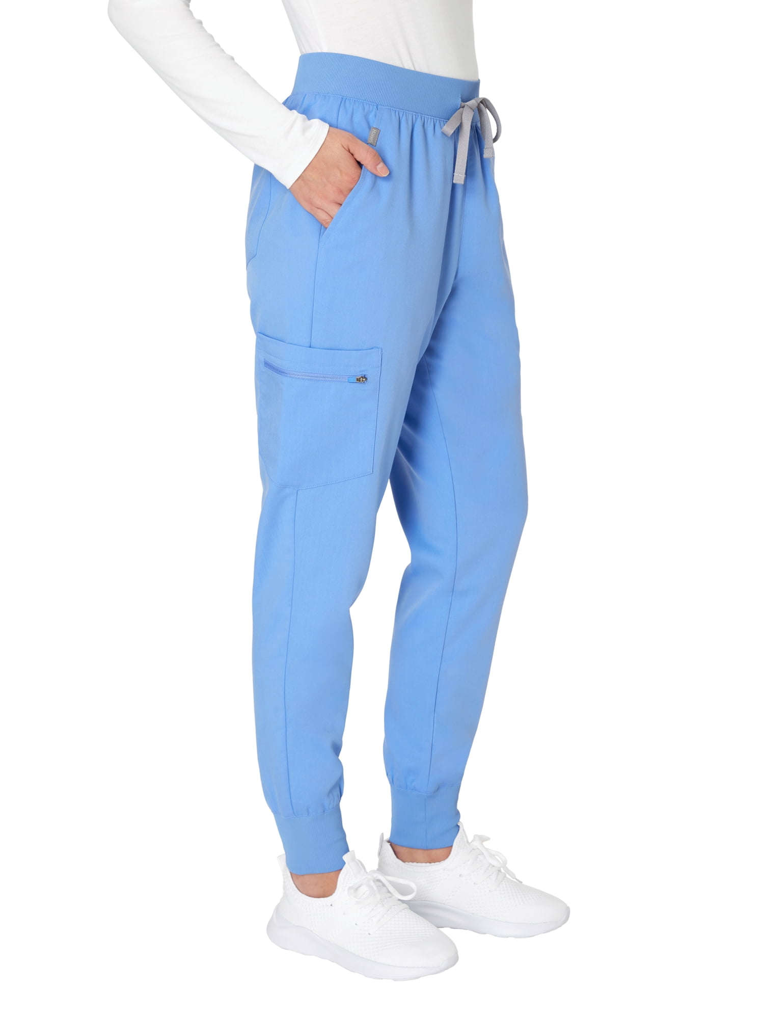 Hanes Women's Scrubs Drawstring Jogger Scrub Pants, Premium, Pockets, Sizes XS - 3XL