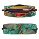 thumbnail image 2 of Fotbe Emerald Color Gold Marble Estuche para Lápices de Cuero con Estampado, Estuche con Cremallera Resistente, Organizador Compacto y Elegante para Papelería, 2 of 7