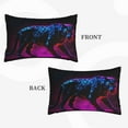 thumbnail image 3 of Haiem Pillowcase for Hair and Skin Queen - Futuristic Purple Panther A、 Printed Soft Pillowcase with Envelope Closure-20"x30", 3 of 8