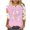 AD-Hot Pink, variant on lcziwo Womens Easter Shirts Fashion 3D Bunny Rabbit Print Tshirts Loose Casual Round Neck 3/4 Sleeve Tops 2025 T-Shirt Vacation Outfits Light Blue XXXL