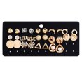 thumbnail image 1 of 14 Pairs Of Earrings Alloy Retro Style Small Daisy Moon Flower Rhinestone Earring Set, 1 of 6