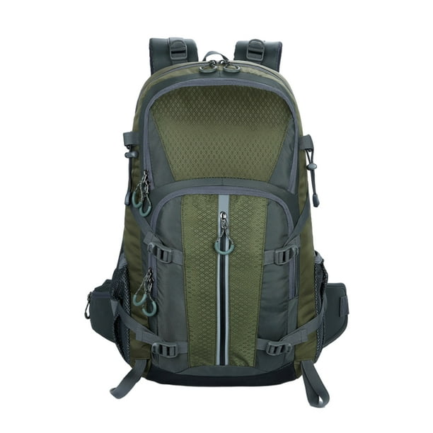 Mochila de Senderismo Yuarrent Multifuncional Nylon Impermeable Grande verde