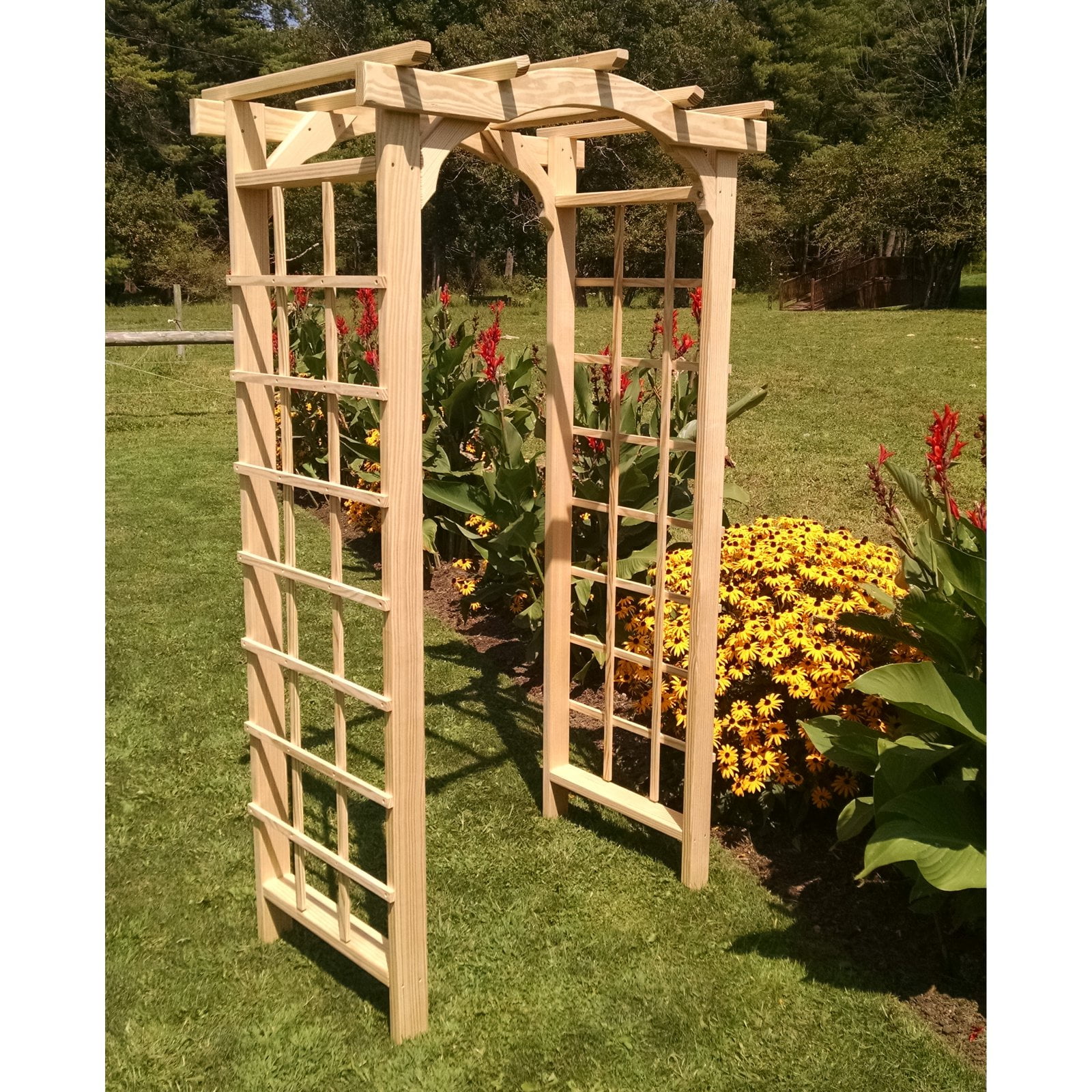A & L Furniture Madison 7 ft. Wood Arbor by A and L Furniture Co