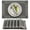 Grey, variant on More Décor Dining Table Placemats, Washable Heat-Resistant PVC Vinyl Table Mats for Dining Room and Kitchen, Anti-Slip - Set of 6 - Grey