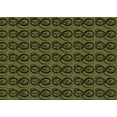 thumbnail image 1 of Ahgly Company Indoor Rectangle Patterned Olive Green Area Rugs, 6' x 9', 1 of 6