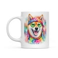 thumbnail image 2 of Hippie Shiba Inu Portrait Watercolor Tie-Dye Vintage Styles Mug Shibas Dog Lovers Gifts Idea Coffee Tea Cup - 00014, 2 of 4