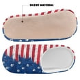 thumbnail image 4 of Chririnla Art Paw Print Unisex Slippers Soft Plush Fuzzy Warm Anti-slip Rubber Sole Cozy Comfy Lightweight Indoor Travel Slippers, 4 of 7