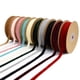 thumbnail image 2 of Xiao Hua Cinta de terciopelo de una sola cara - 2 rollos de cinta de terciopelo gris con un ancho de 0,39 pulgadas, cinta para decoración de árboles de Navidad y cinta para empaquetar regalos, 2 of 5