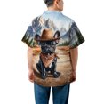 thumbnail image 5 of Welcome Fall Western Cowboy French Bulldog Enjoys Majestic Autumn Hawaiian Shirt Breathable Summer Unisex Merch Dog Lover Gifts - 01007, 5 of 6