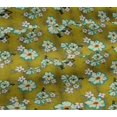 thumbnail image 4 of oneOone Cotton Jersey Lime Green Fabric Leaves & Floral Artistic Sewing Craft Projects Fabric Prints By Yard 58 Inch Wide, 4 of 4