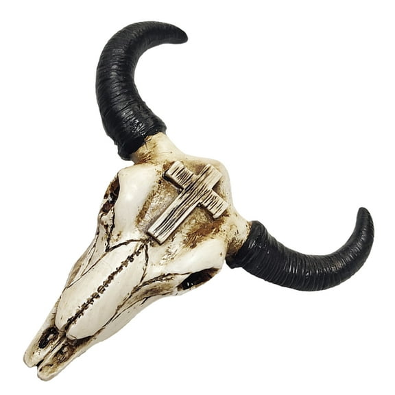 Masteelf Resin Wall Art Western Home Decor Cow Wall Hanging 3D Animal Crafts Rustic Room Decoration