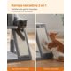 thumbnail image 5 of Árbol de Gatos, Torre para Gatos Grandes, con Plataforma Grande, 2 Puertas, Pompón, Gris Claro, 5 of 9