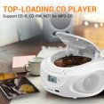 thumbnail image 4 of Reproductor de CD portátil Boombox Gelielim con radio AM/FM Bluetooth, 4 of 6