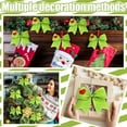 thumbnail image 5 of 4 pcs Green Christmas Bow, Xmas Decoration for Xmas Tree, gift box, Holiday Ornament, 5 of 5