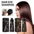 thumbnail image 2 of 3-in-1Hair Dye Shampoo,100% Grey Coverage, Hair Color Treated Shampoo, Natural Brown/Black Long Lasting Easy to Use, 2 of 4
