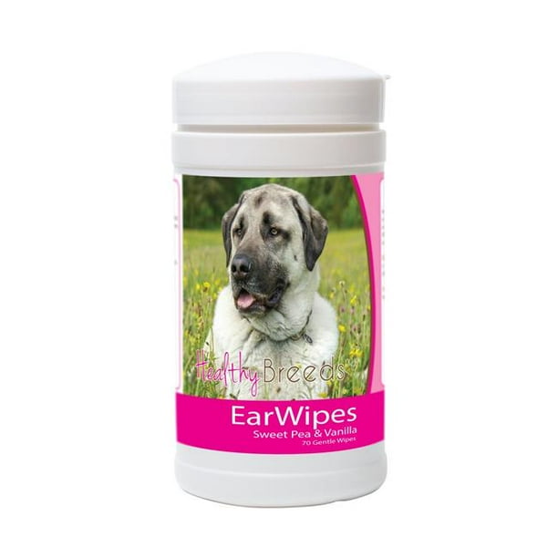 Healthy Breeds 840235178583 Anatolian Shepherd Dog Ear Wipes 70 Count