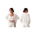 thumbnail image 3 of LMLYSoH Women's Knit Cardigan Solid Color Long Sleeve Open Front Sweater, 3 of 9