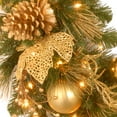 thumbnail image 3 of CC Christmas Decor 36" Lighted Golden Colored and Green Christmas Tree Topper - Clear Lights, 3 of 3