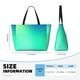 thumbnail image 4 of Fotbe blue green colors Bolsa de Viaje para Playa - Resistente al Agua, Bolsa Tote de Gran Capacidad y Ligera con 7 Bolsillos para Mujeres y Hombres, 4 of 7