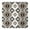 Exotic F, variant on Decorative Paisley Print Square Tablecloth - Snug Fit Windproof Reusable Table Cover for Picnic 34x34 Inches