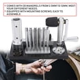 thumbnail image 4 of Domqga Jump Ring Maker,Stainless Steel Jump Ring Maker,Stainless Steel Manual Jump Ring Maker Machine Jewelry Tool with 20 Mandrel Accessory, 4 of 8