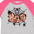 thumbnail image 4 of Inktastic Halloween Boo with Spiders in Web Boys or Girls Toddler T-Shirt, 4 of 5
