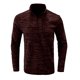 thumbnail image 4 of Camisas de cuello alto con cremallera de manga larga para exteriores para hombre, sudaderas sólidas, camisas de fondo, camisetas Pompotops  oipoqjl53421, 4 of 6