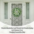 thumbnail image 5 of 24" Artificial Eucalyptus Wreath for Front Door, Large Greenery Wreath with White Berries, Farmhouse Outdoor Spring Summer All-Season Wreath, Rustic Window Wall Porch Décor,Green Leaf Door Decoration, 5 of 7