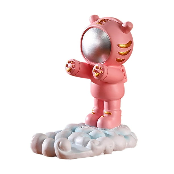 para teléfono móvil, divertido para teléfono móvil de escritorio, soporte de teléfono de resina para regalo Rosa Baoblaze Figuras de resina
