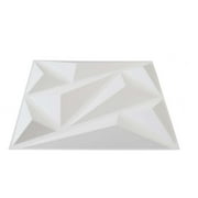 SUDEG 11.81 x 11.81 PVC Diamond Textured Decorative Wall Panels,12 Pieces Pack