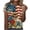 Multicolor(Style 79), variant on Summer Women'S Independence Day Print Crew Neck Short Sleeve Raglan Pleated Loose Tops