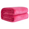 thumbnail image 4 of Manta de franela Yuarrent Otoño Adultos Niños Plegables Interior Exterior Dormitorio Rosa roja 50x70cm, 4 of 6